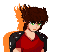 Leo, pixel portrait